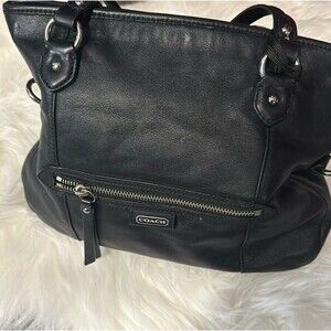 Coach Daisy Mia Crossbody Bag Purse Tote -Black with Double Handle